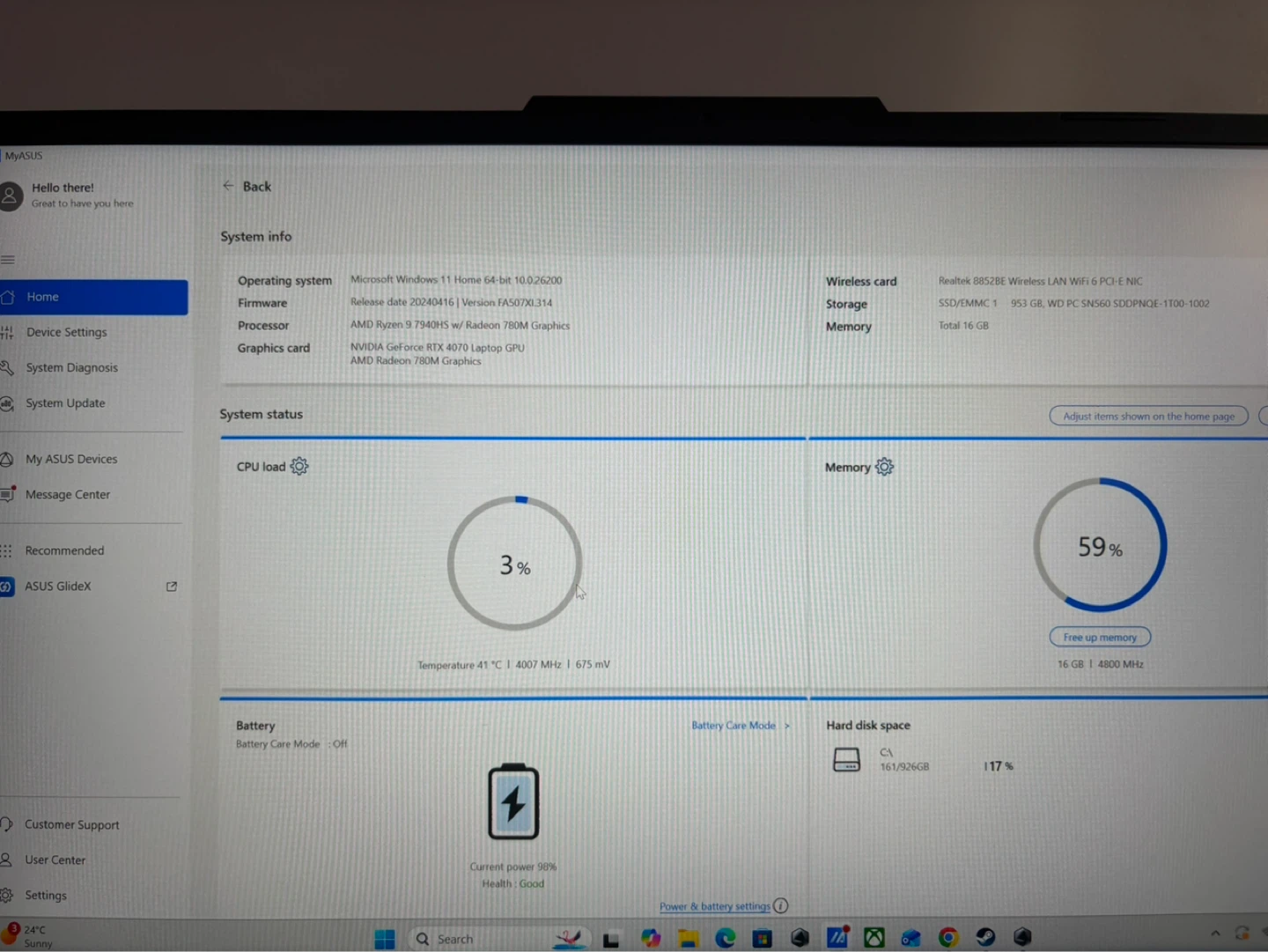 ASUS TUF Gaming A15 FA507XI Gaming laptop - photo 5