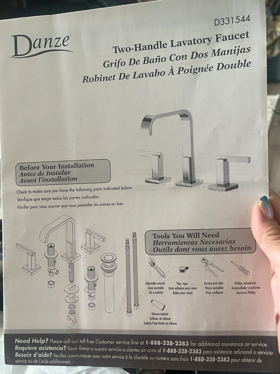 Danze SIRIUS Collection Two-Handle Lavatory Faucet - photo 3