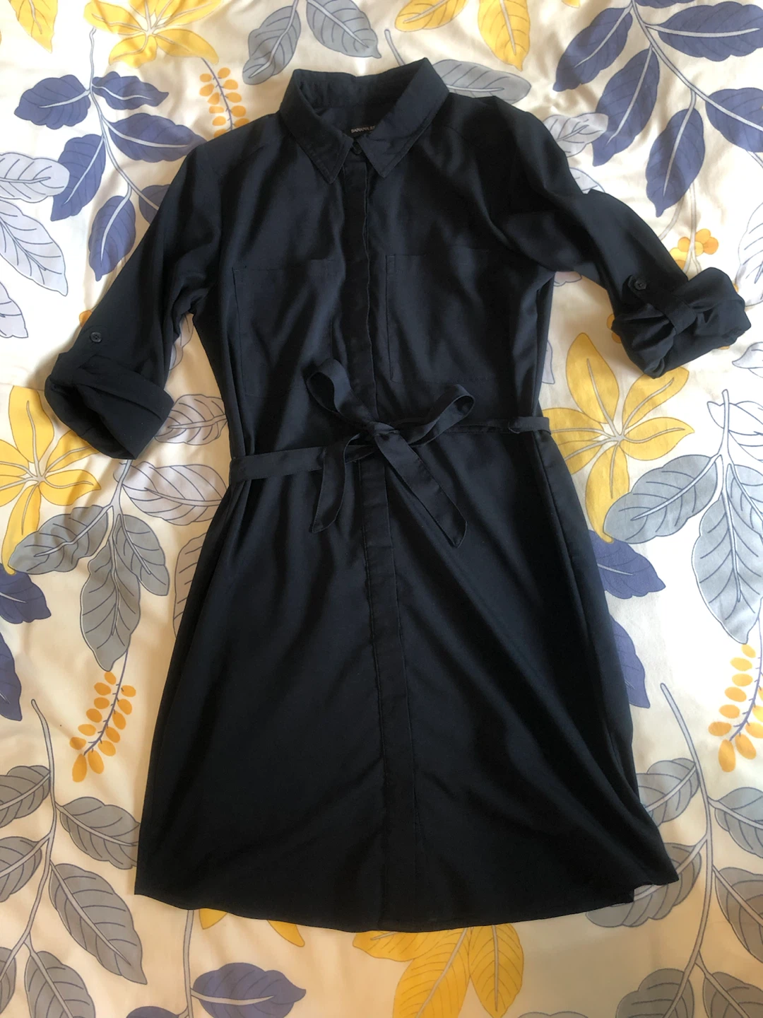 Banana Republic Navy Shirt Dress XS - photo 2