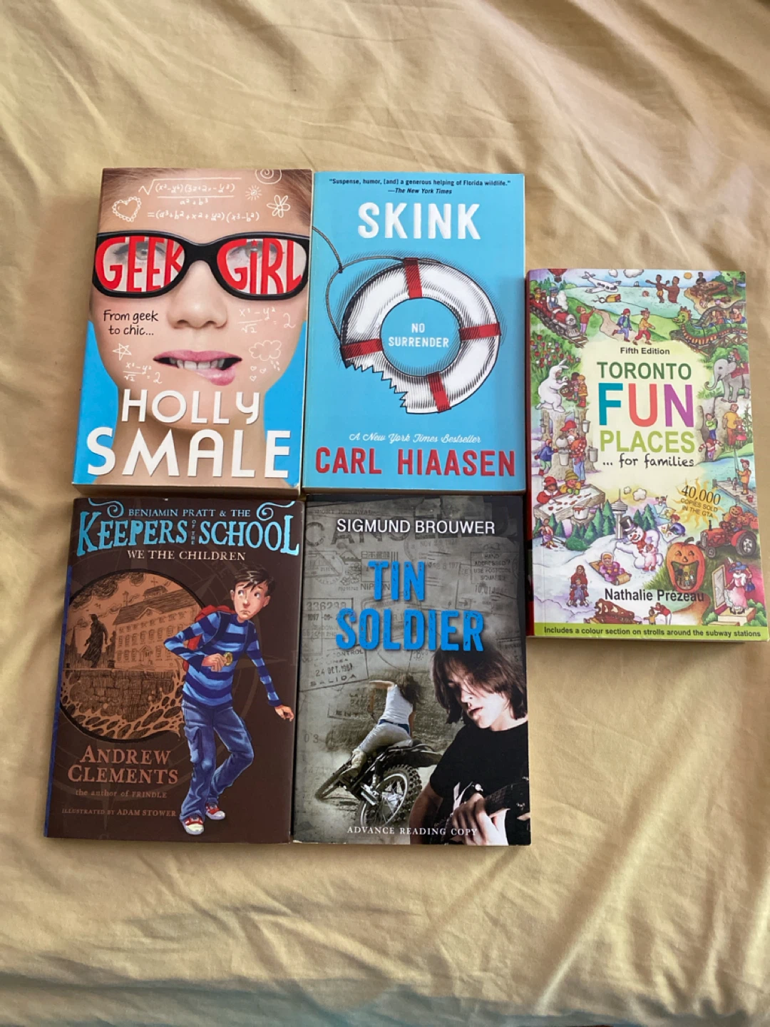 Bundle of 4 Young Adult Books & guide