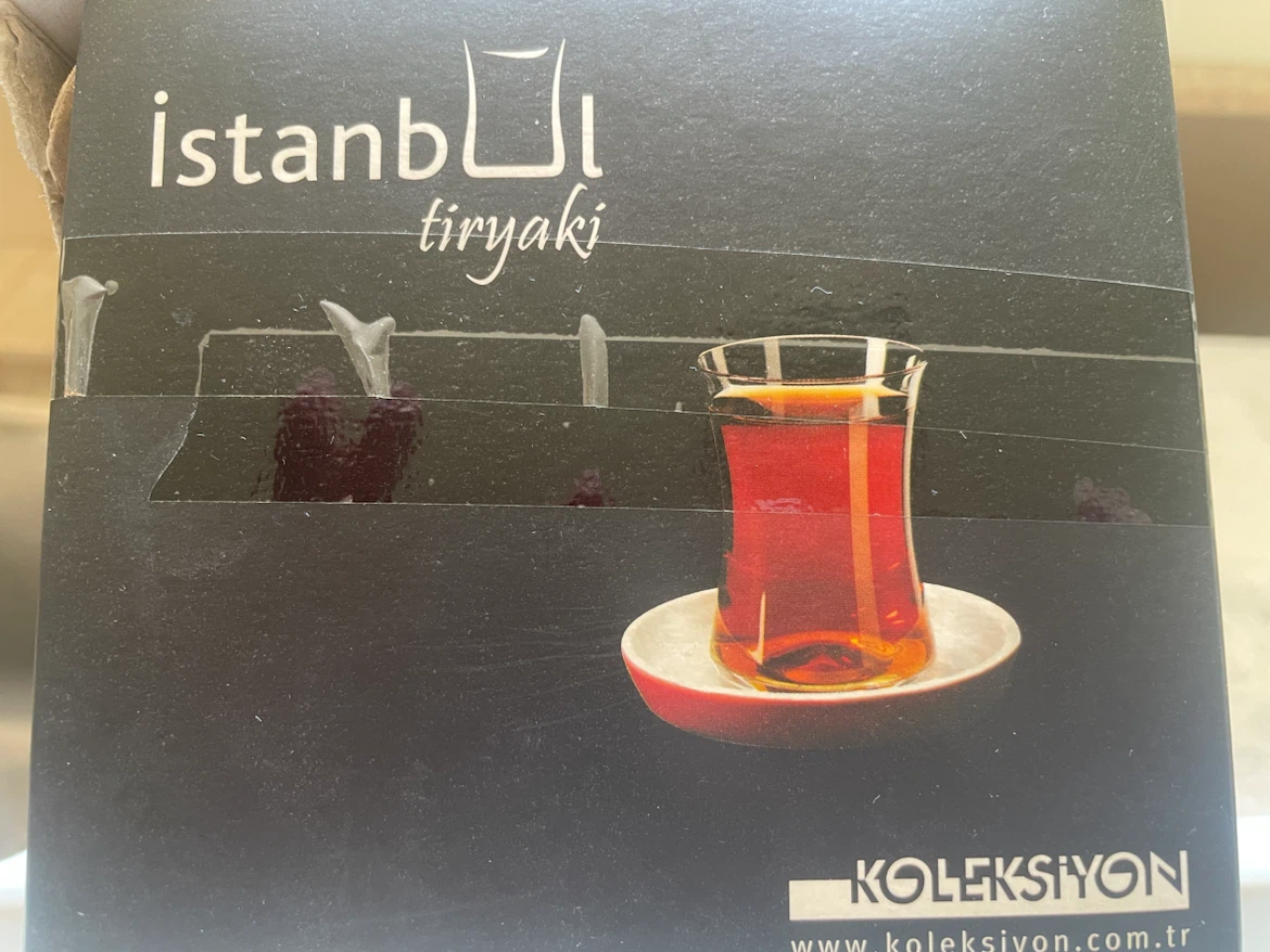 Istanbul Tiriyaki Tea Glass