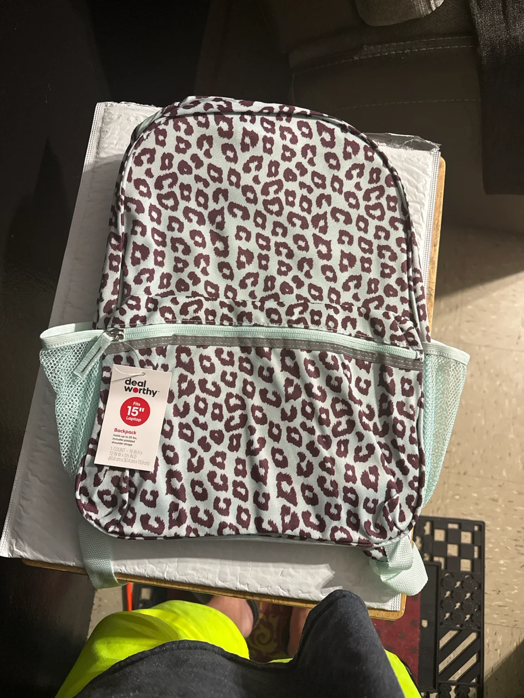 Cat & Jack Leopard Print Backpack