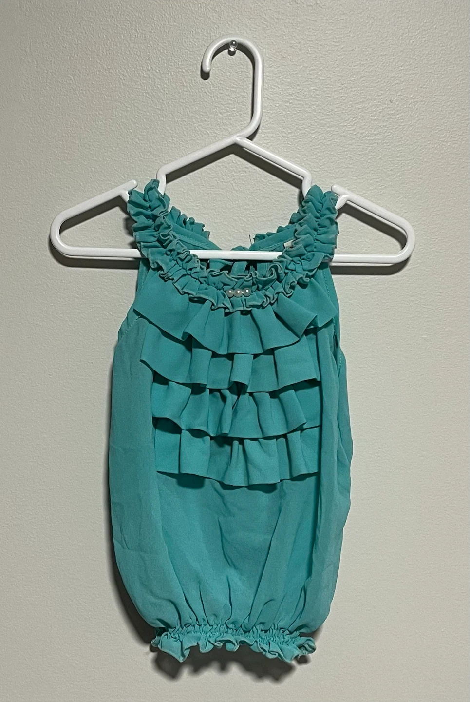 Girls Ruffle Tiered Shirt
