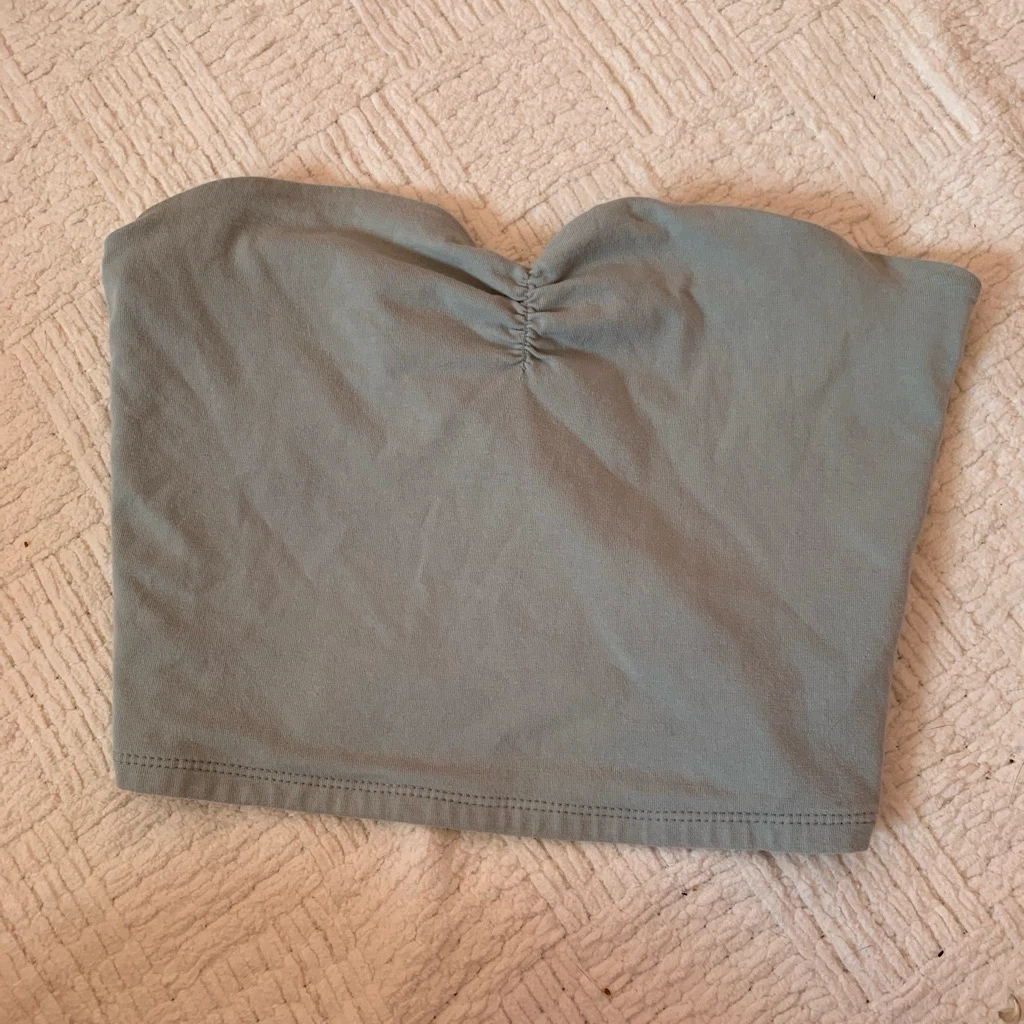 GARAGE teal tube top