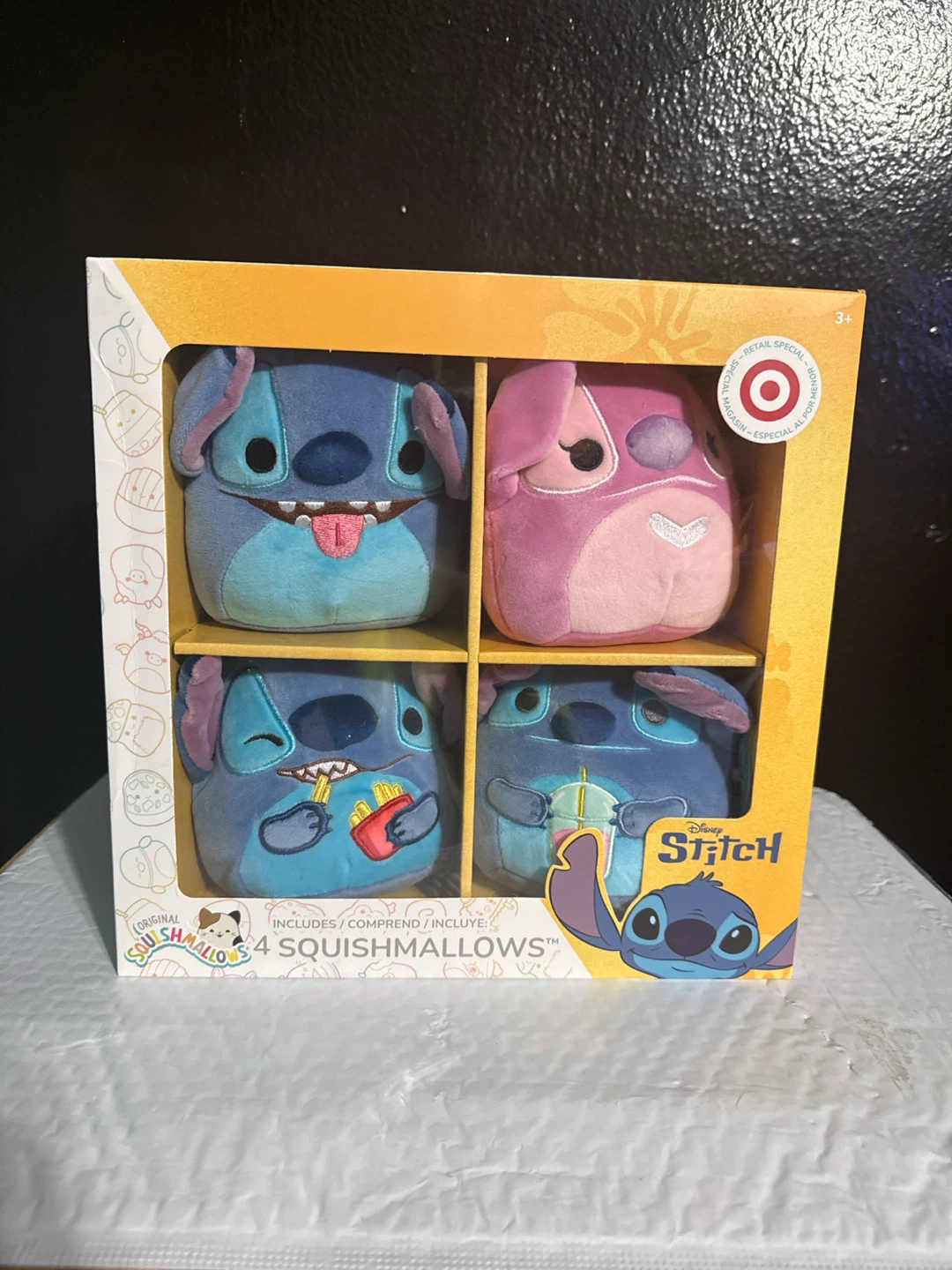 Disney Stitch Squishmallows 4-Pack