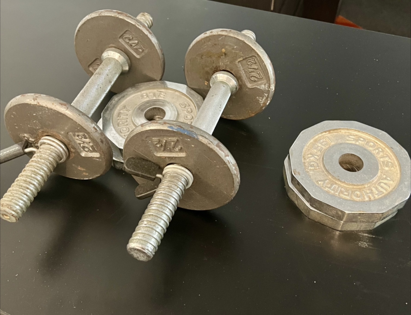 Authority Sports Adjustable Dumbbells Set
