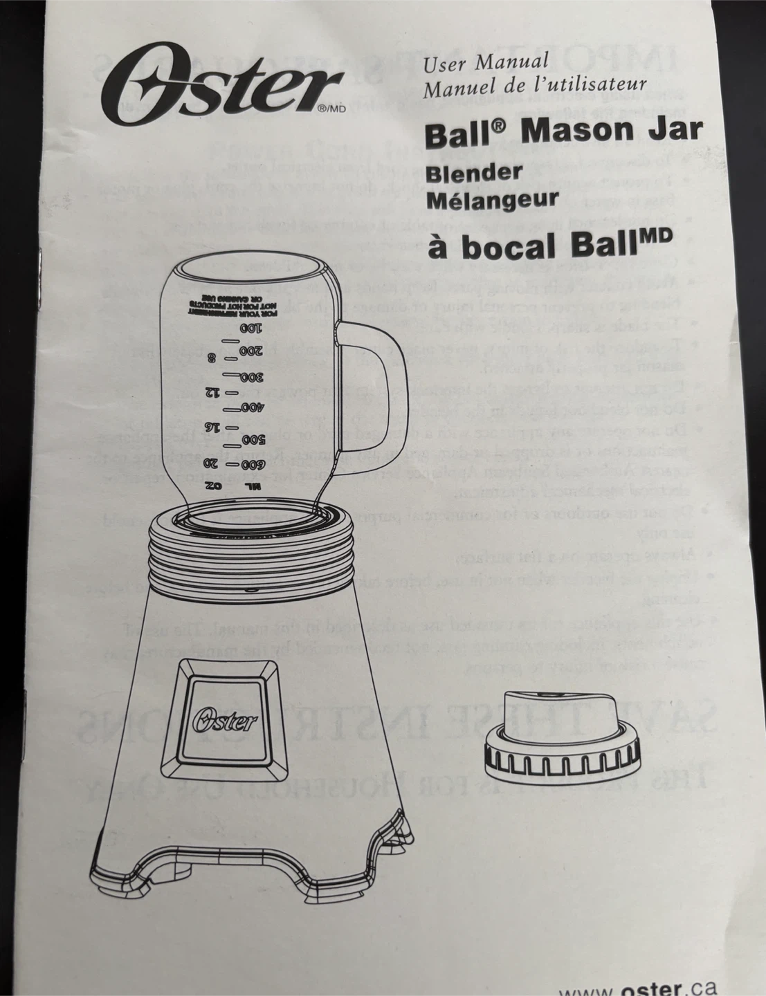 Oster Ball Mason Jar Blender - photo 2