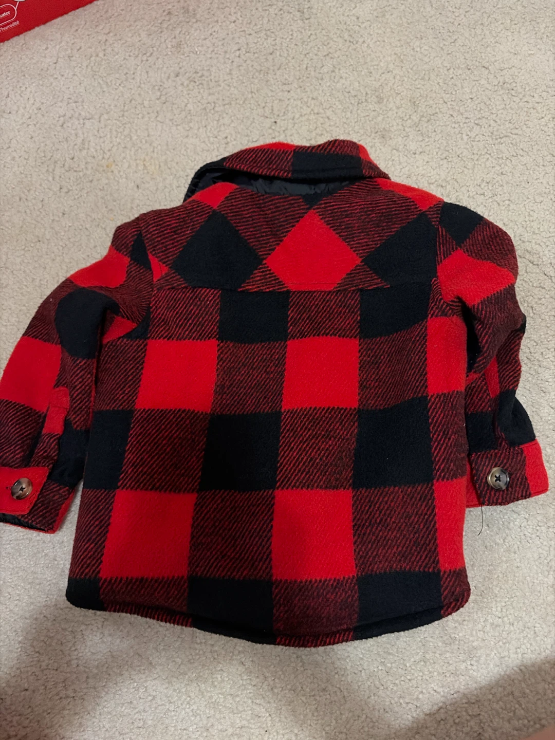 Joe Fresh Baby Flannel Sherpa Lined Jacket 18-24 Months - photo 2