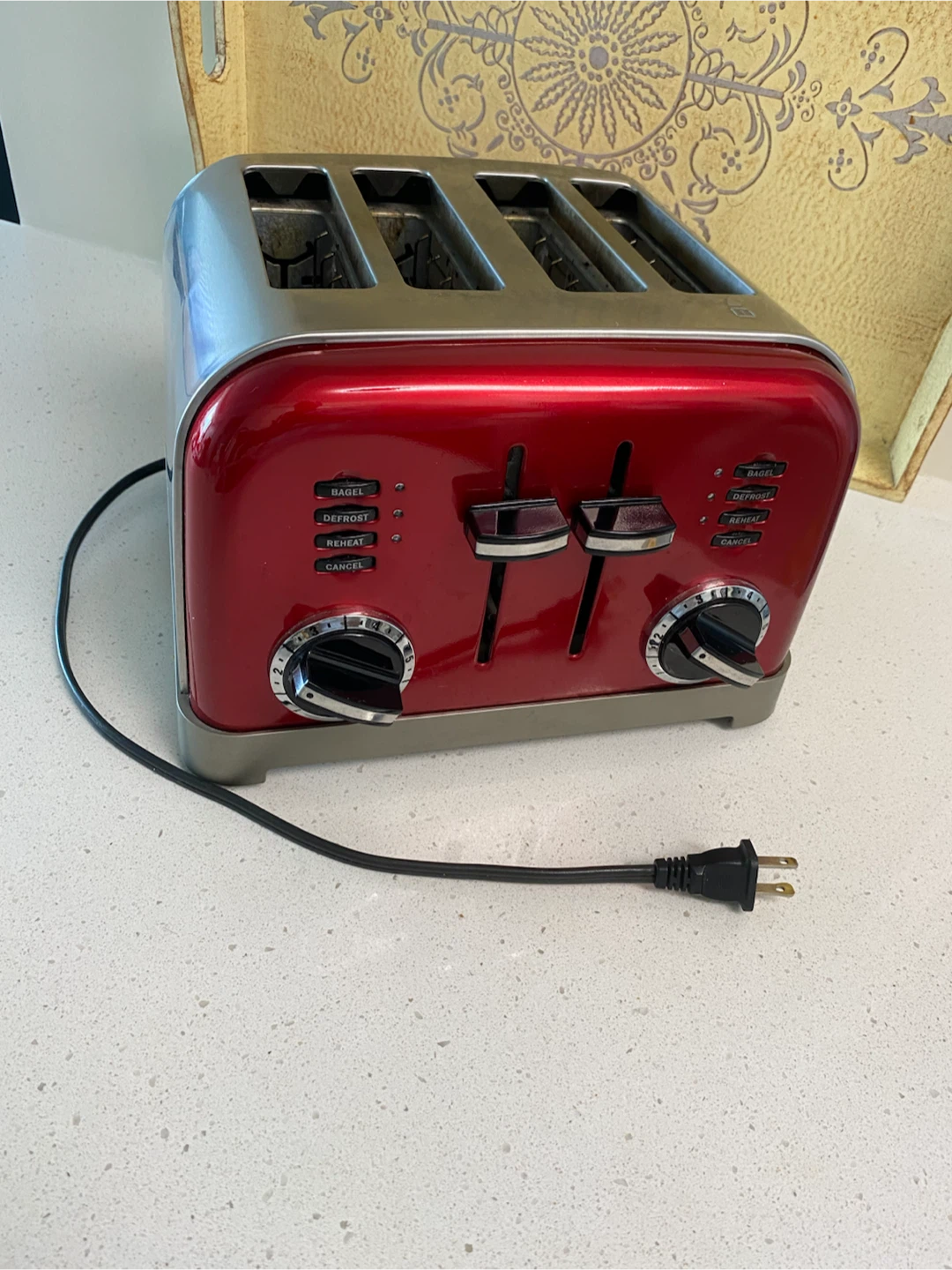 Retro Cuisinart 4-Slice Toaster - Red