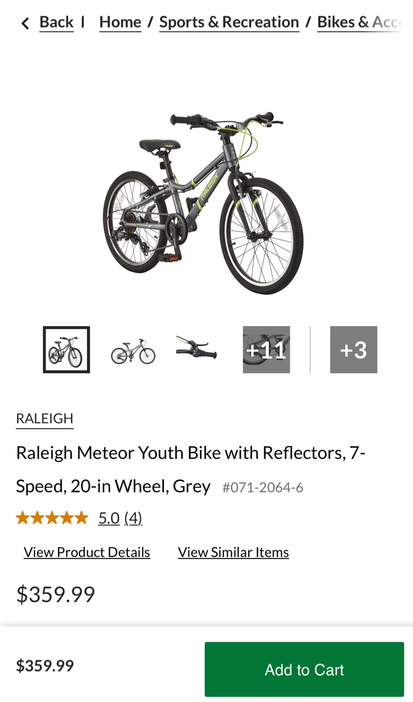 Raleigh Kids Bike - photo 4