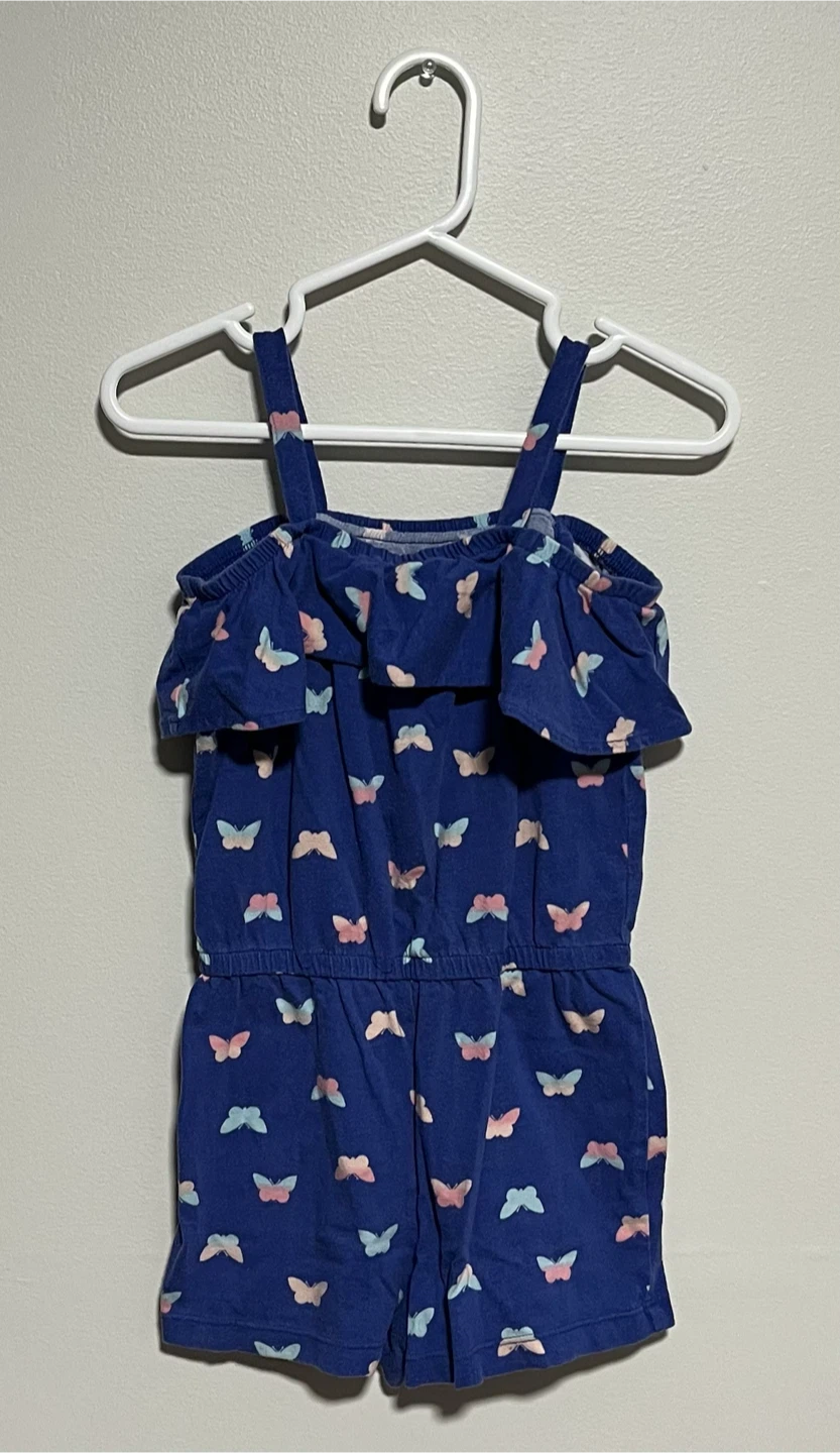 Girls Cold-Shoulder Romper