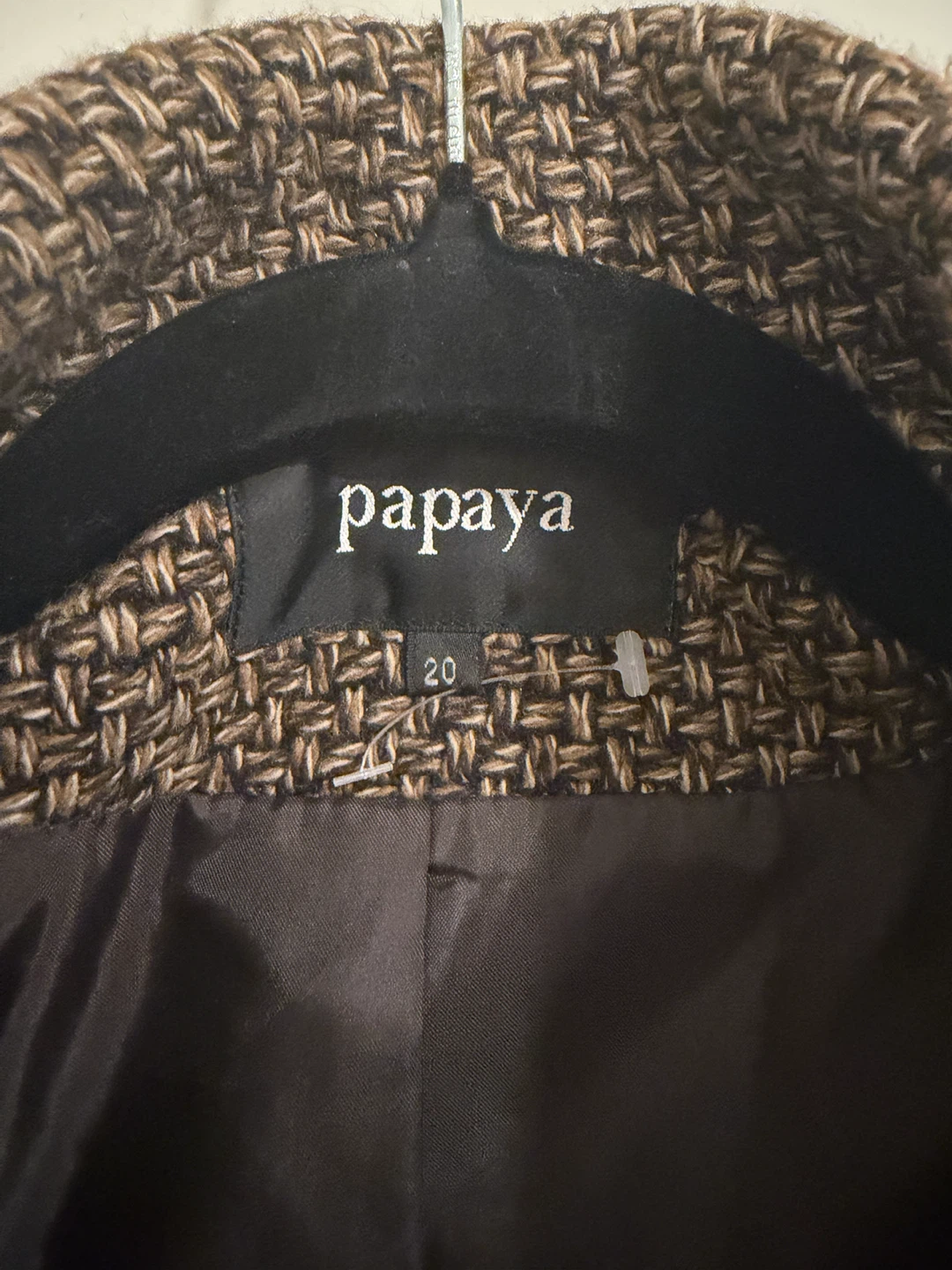 Papaya Tweed Blazer Jacket - photo 3