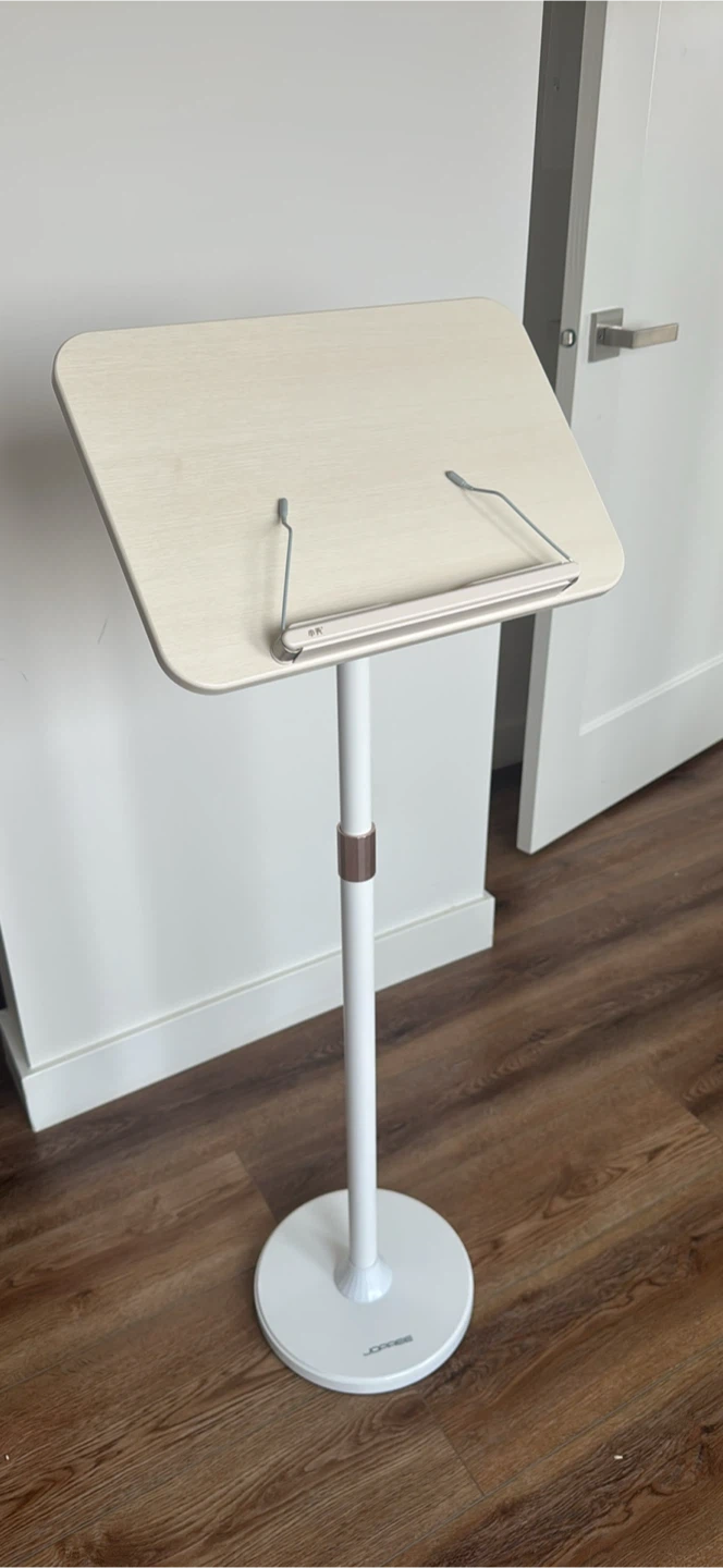 Adjustable IPAD/ Misic/ Sheet Stand White