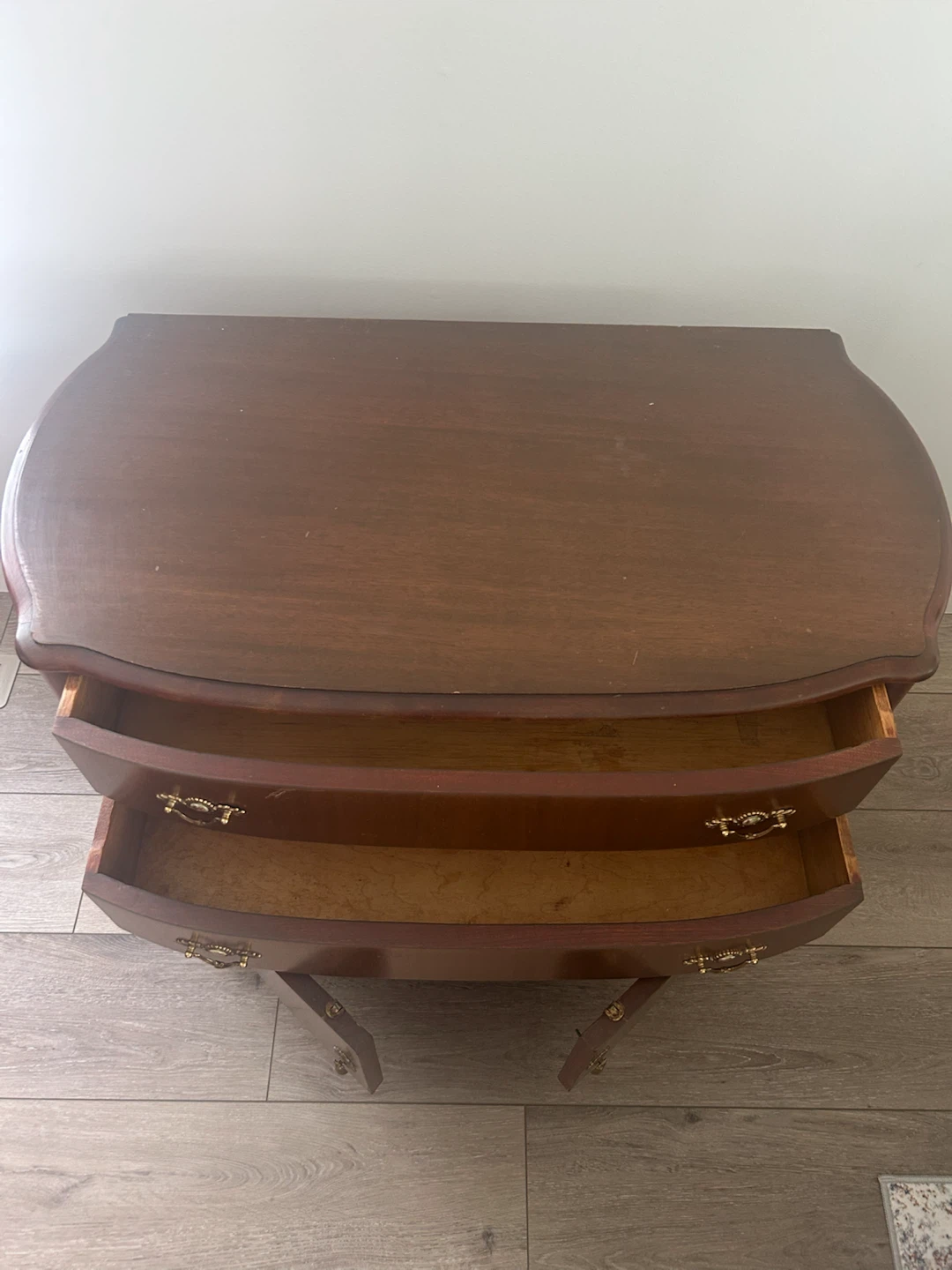 PENDING: Vintage Wooden Dresser with Drawers and Cabinet - photo 3