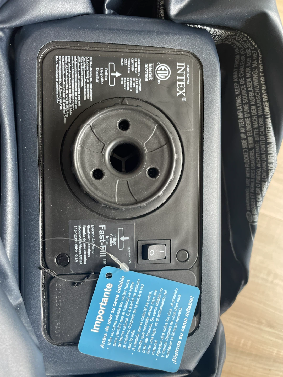 Intex Air Mattress with Built-in Pump - photo 2