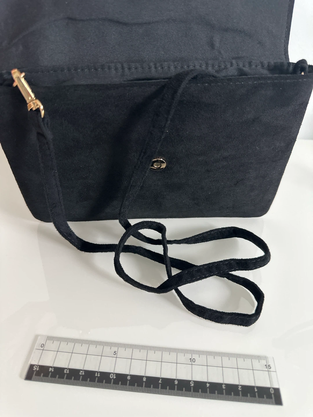 BOSS Black Suede Clutch - photo 3