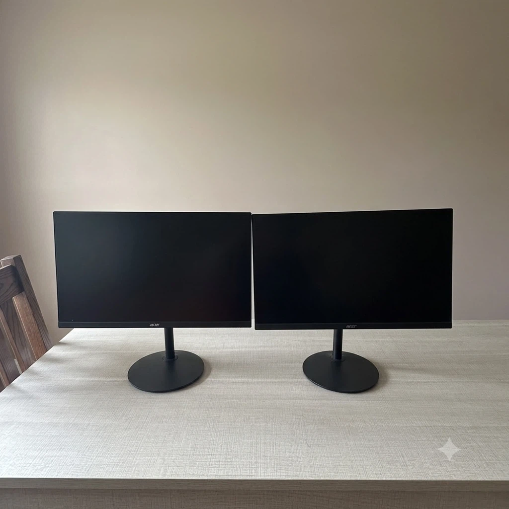 Two 24in Acer Computer Monitors