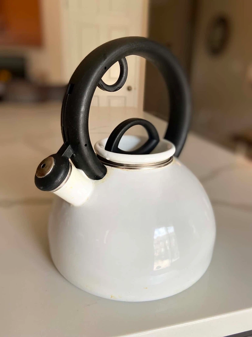 White Whistling Kettle