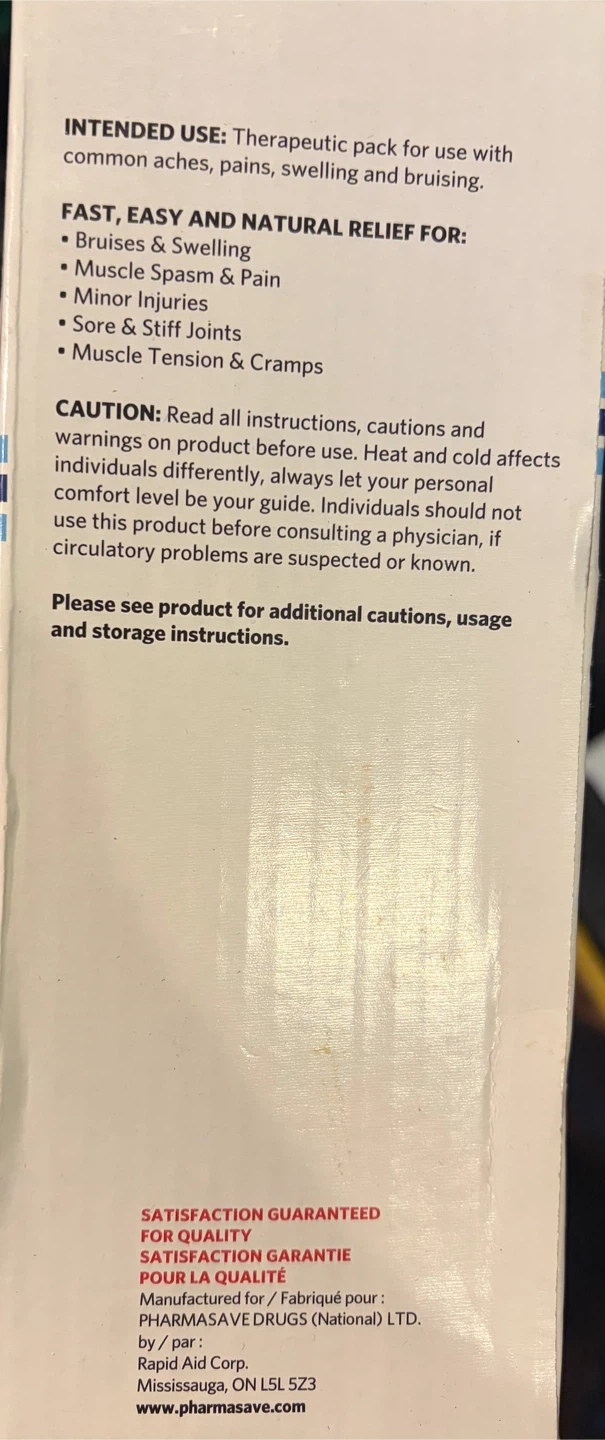 Pharmasave Hot & Cold Compress Deluxe Wrap - photo 3