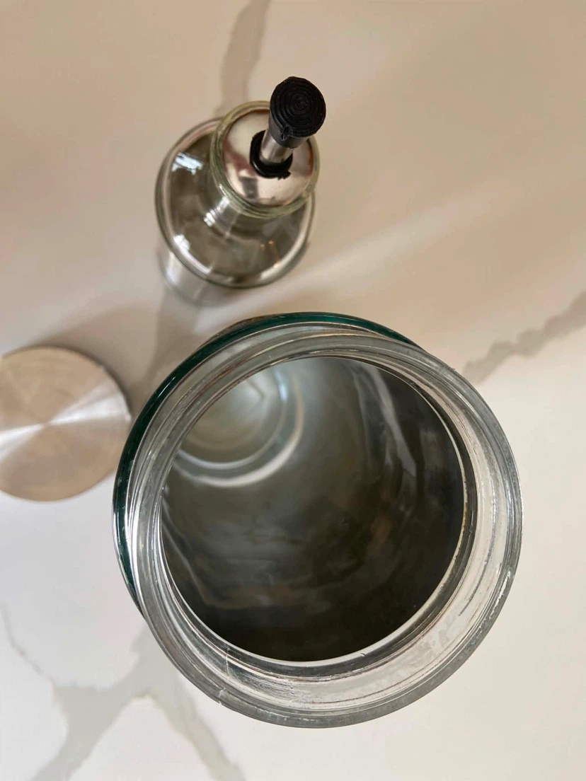 Oil Vinegar Sauce Dispenser Bottle and Kitchen Canister Set - photo 4