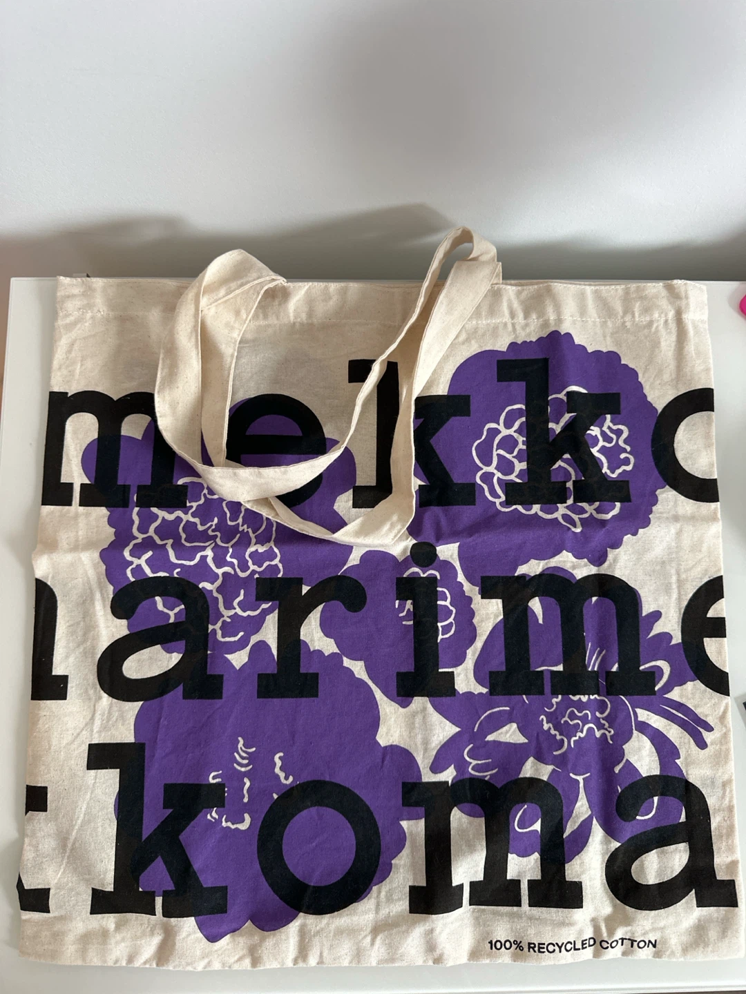 Marimekko Unikko tote bag