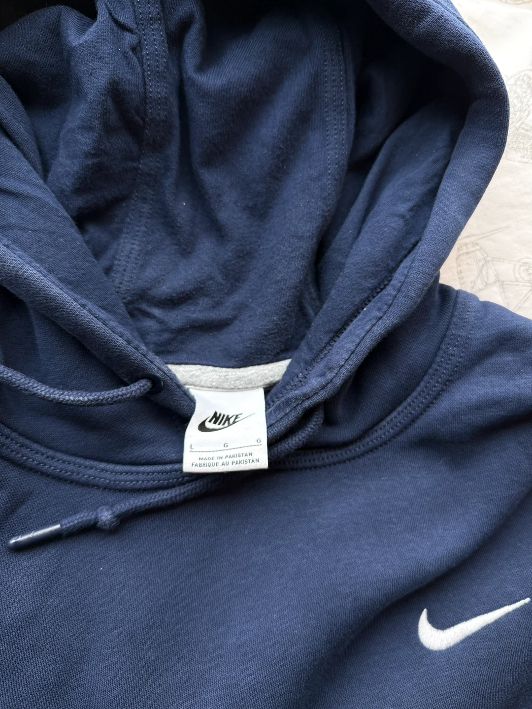 Nike Navy Blue Hoodie - photo 2