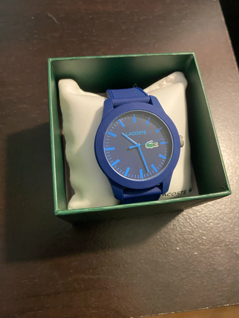 Lacoste 12.12 Blue Silicone Watch - photo 2