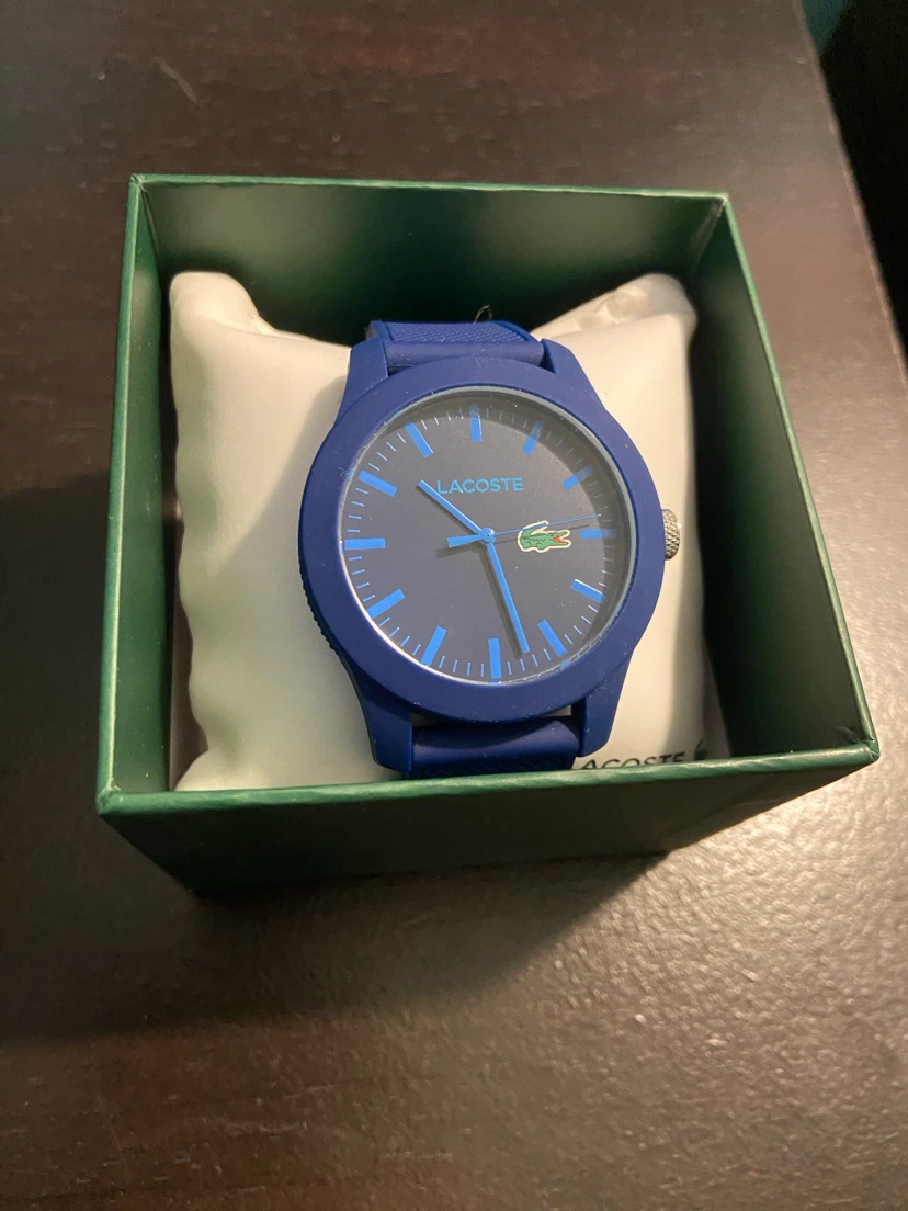 Lacoste 12.12 Blue Silicone Watch - photo 3