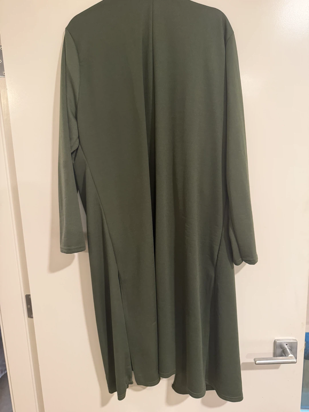 Boohoo Olive Green Duster Cardigan - photo 3