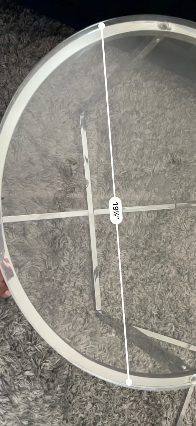 Glass and Chrome Coffee Table x 2 - photo 2
