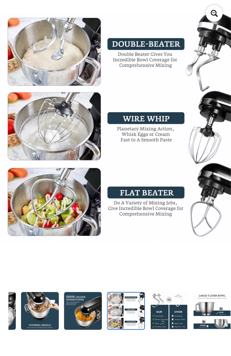 AICOK Stand Mixer Sold Out Everywhere - photo 4