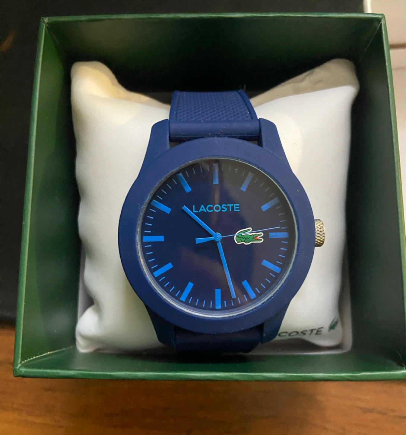 Lacoste 12.12 Blue Silicone Watch