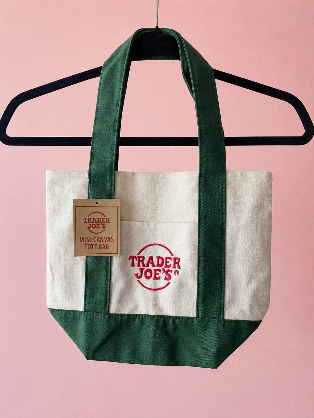 Trader Joe's Mini Canvas Tote Bag *BRAND NEW WITH TAG*