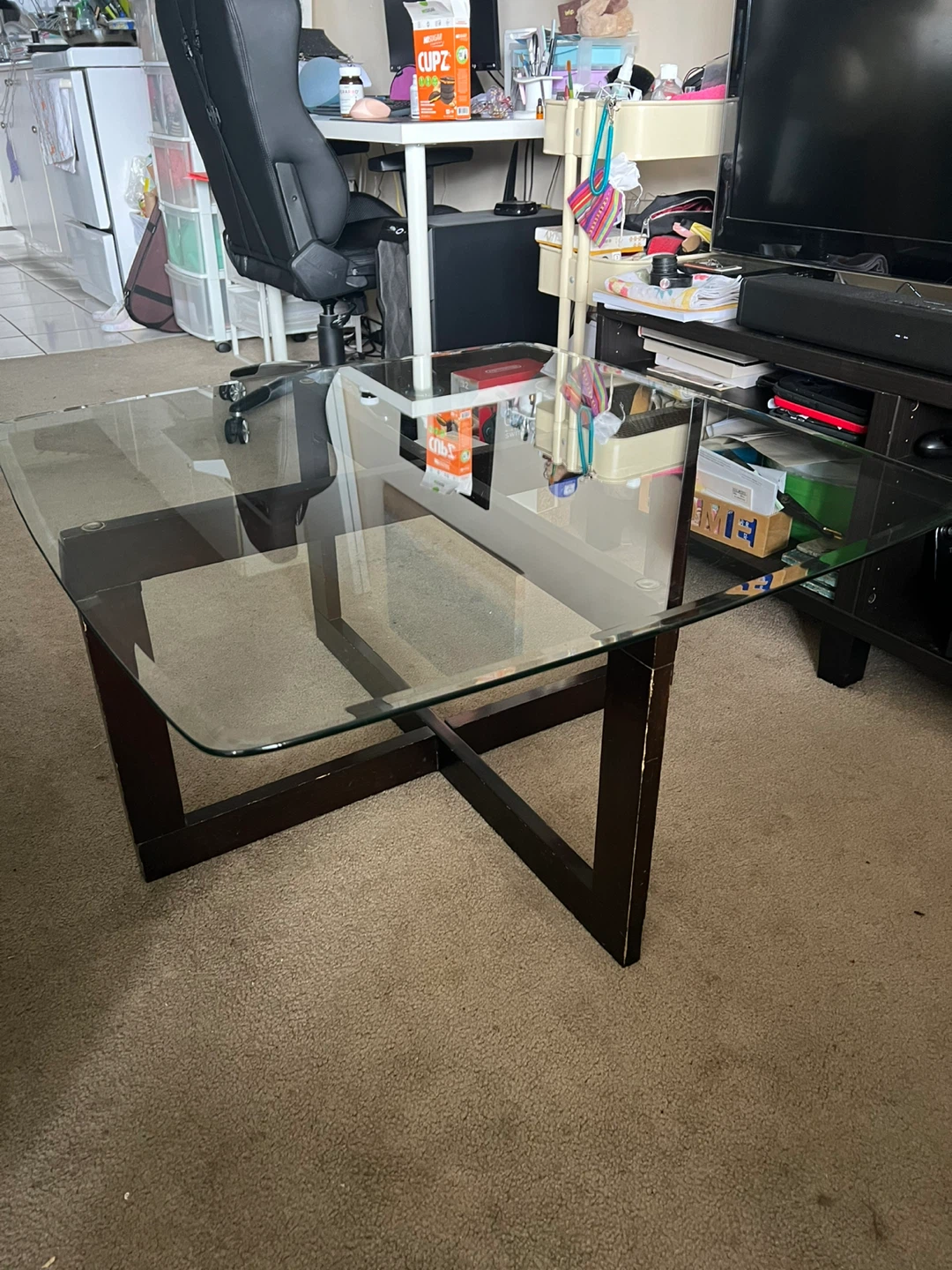Glass coffee table - photo 2