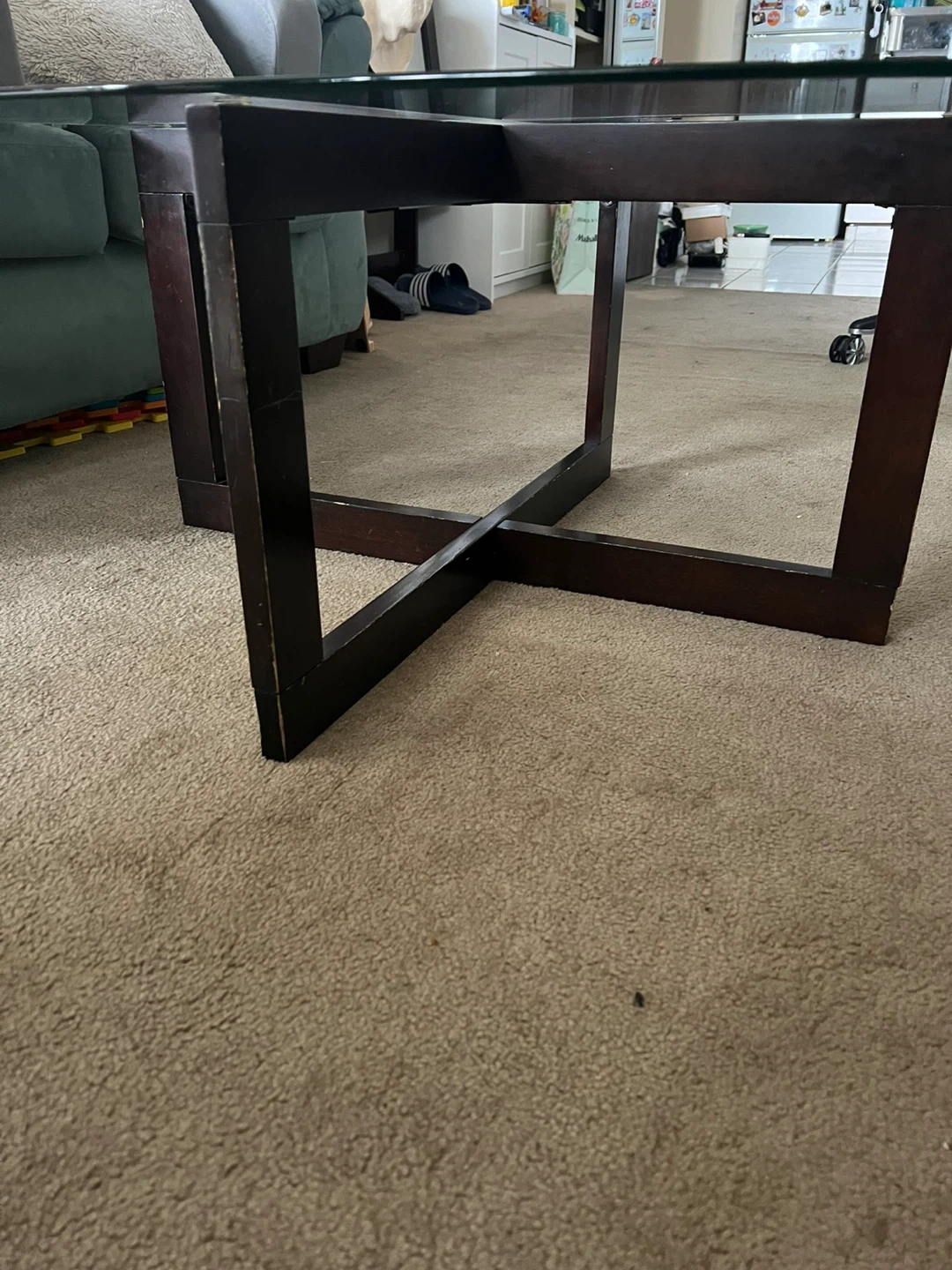 Glass coffee table - photo 4