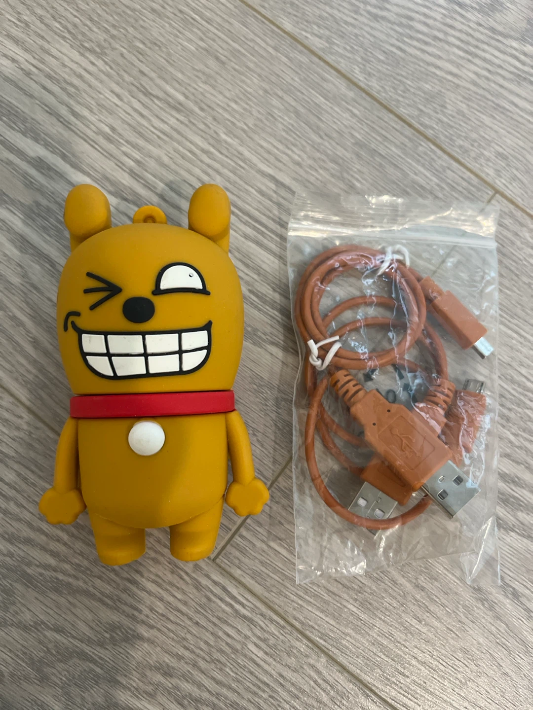 Yellow Cartoon Character USB Power Bank