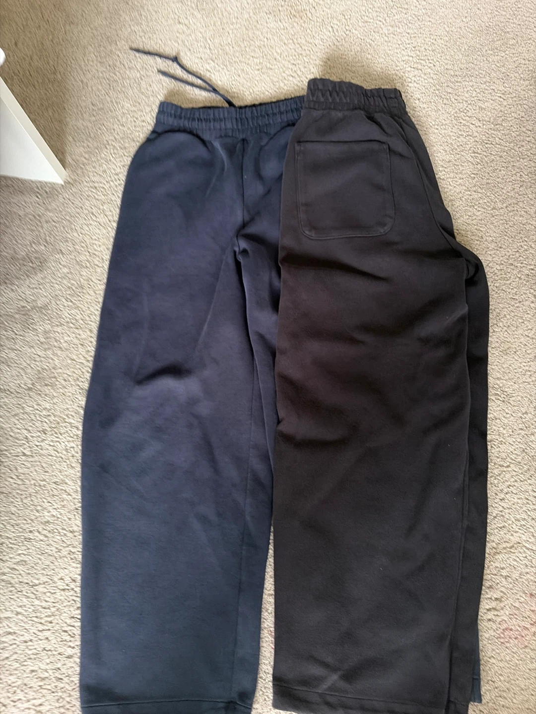 Uniqlo sweat pants navy and black
