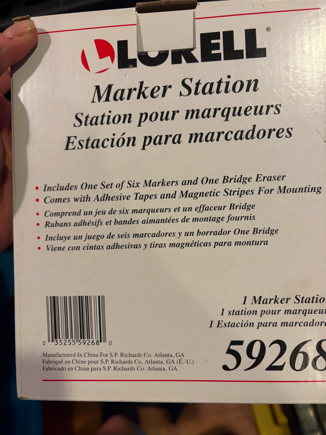 Lorell Marker Station with 6 Markers and Eraser - photo 3