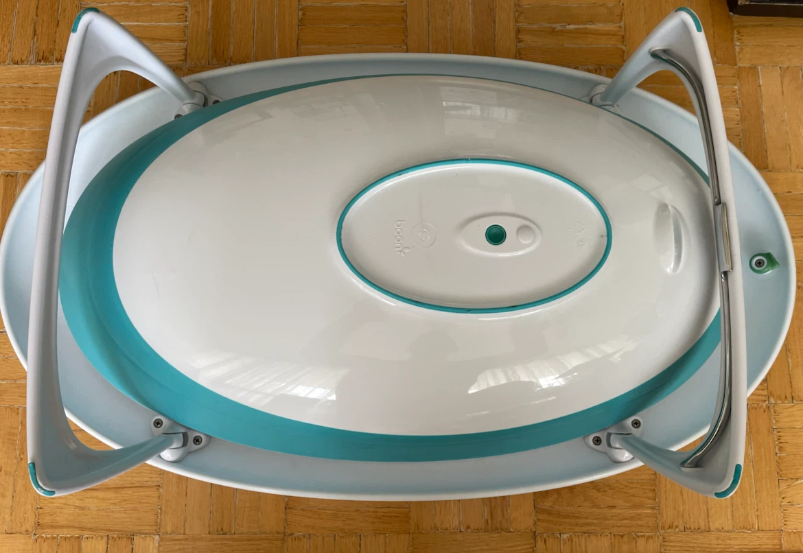 Boon Naked Collapsible Blue Baby Bathtub - photo 5