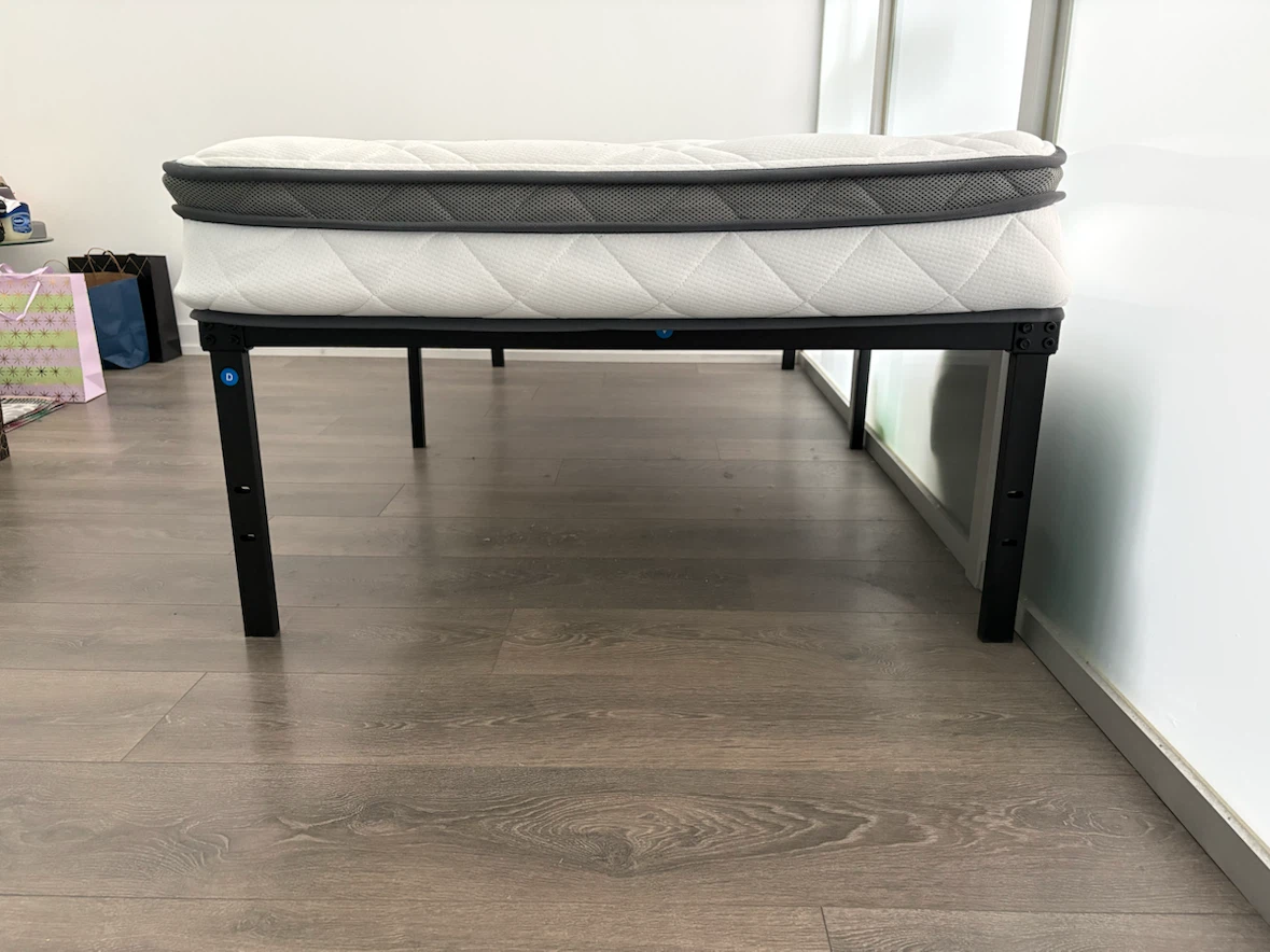 Bed and mattress