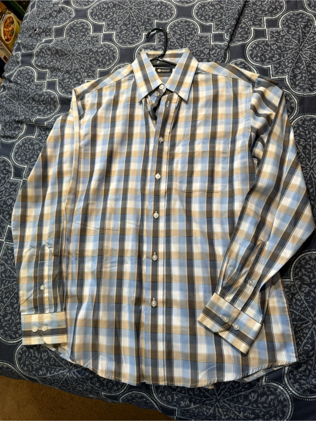 Haggar Clothing Men's Plaid Dress Shirt