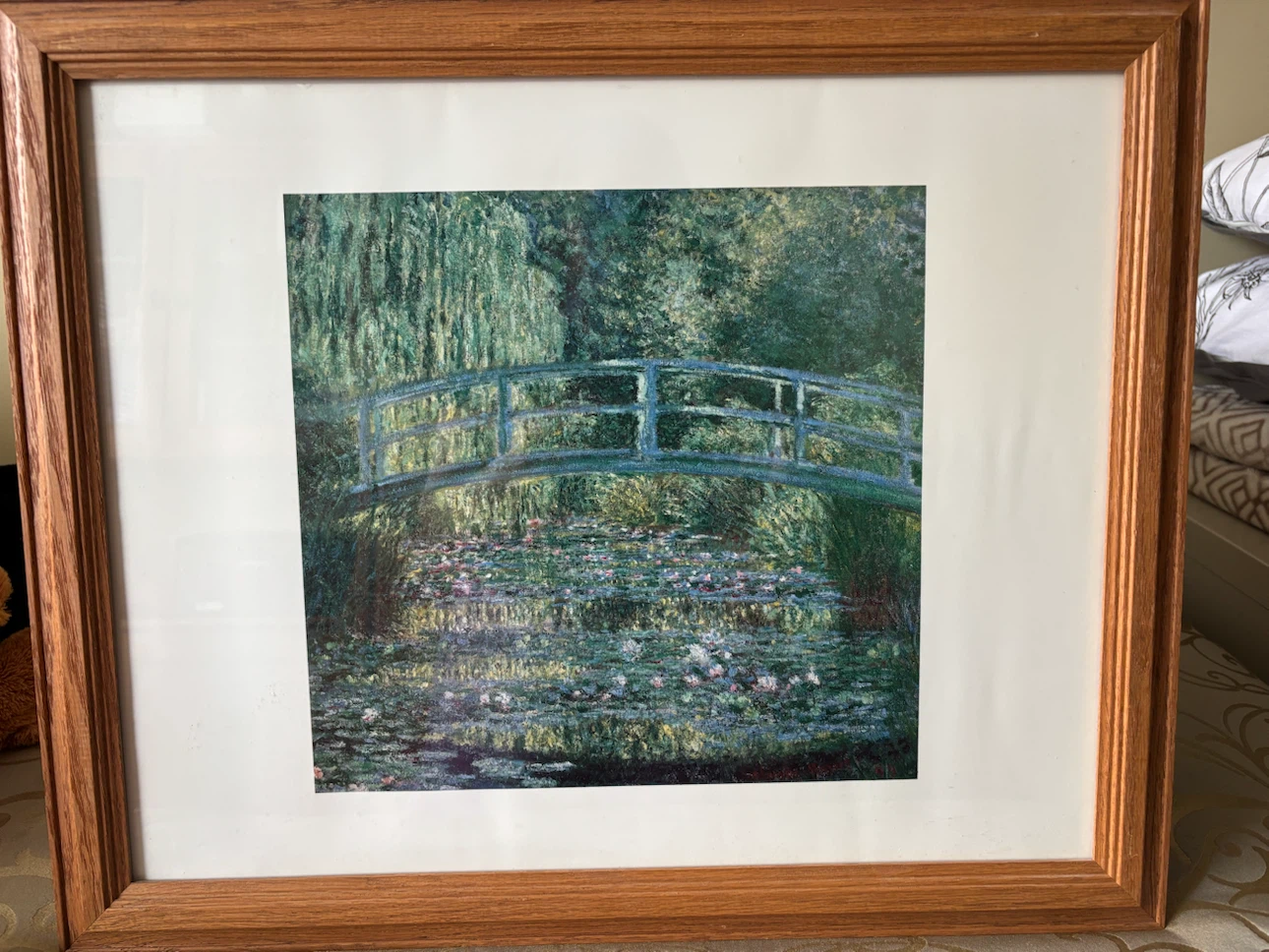 Framed Claude Monet Water Lilies Print
