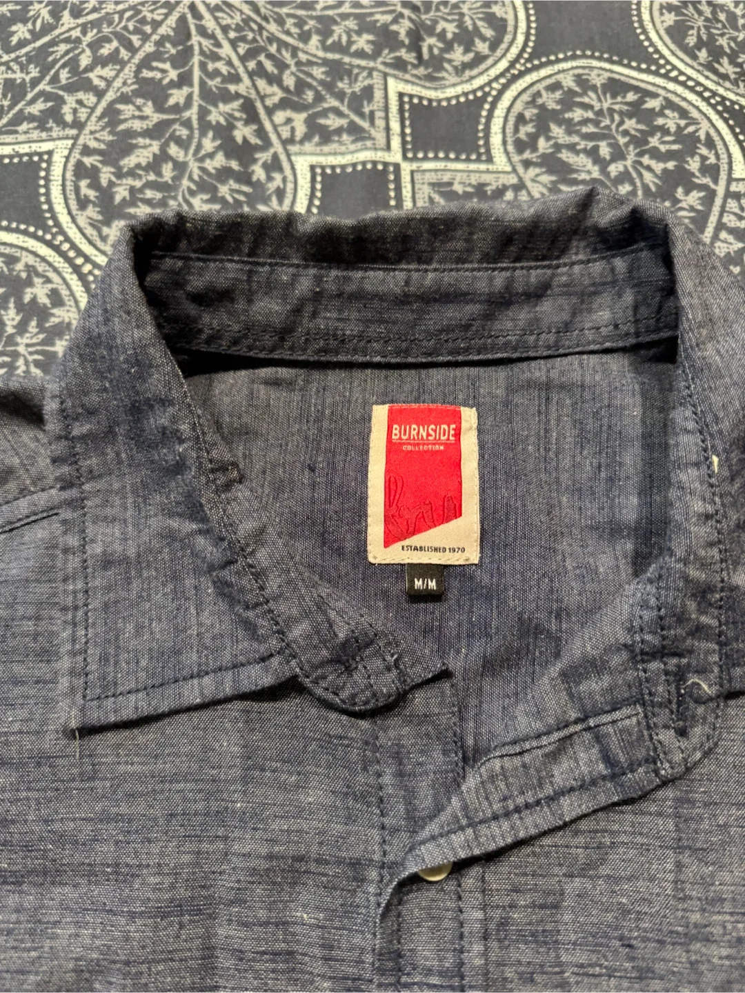 Burnside Short Sleeve Button-Up Shirt - Medium - photo 2