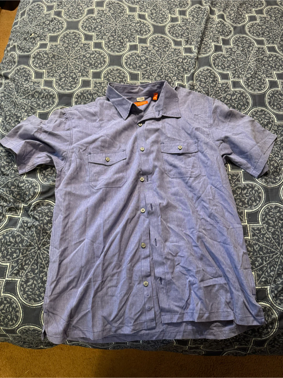 Tori Richard Men's Medium Short Sleeve Button-Up Shirt Size M