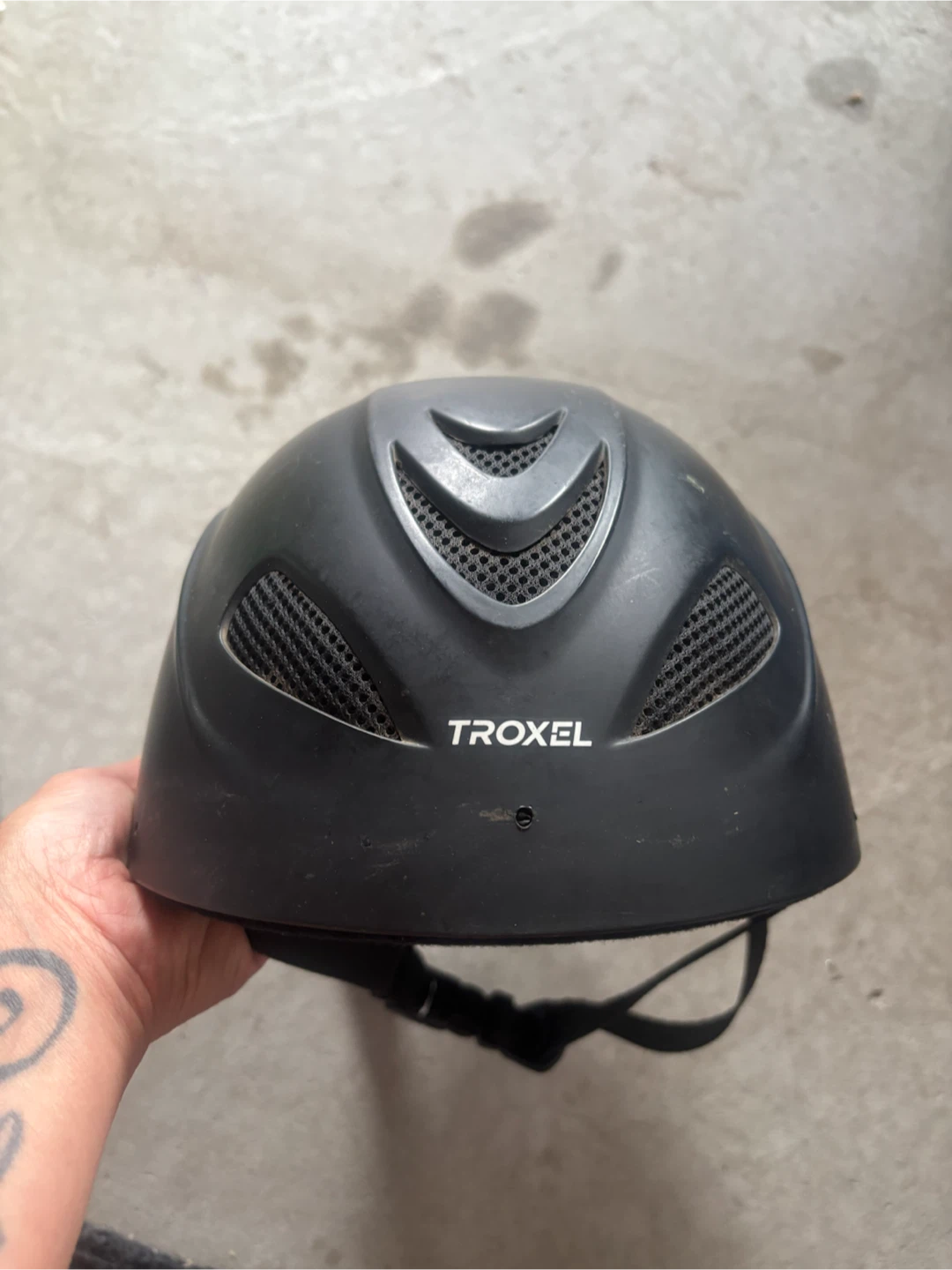 Troxel Black Equestrian Riding Helmet - photo 2