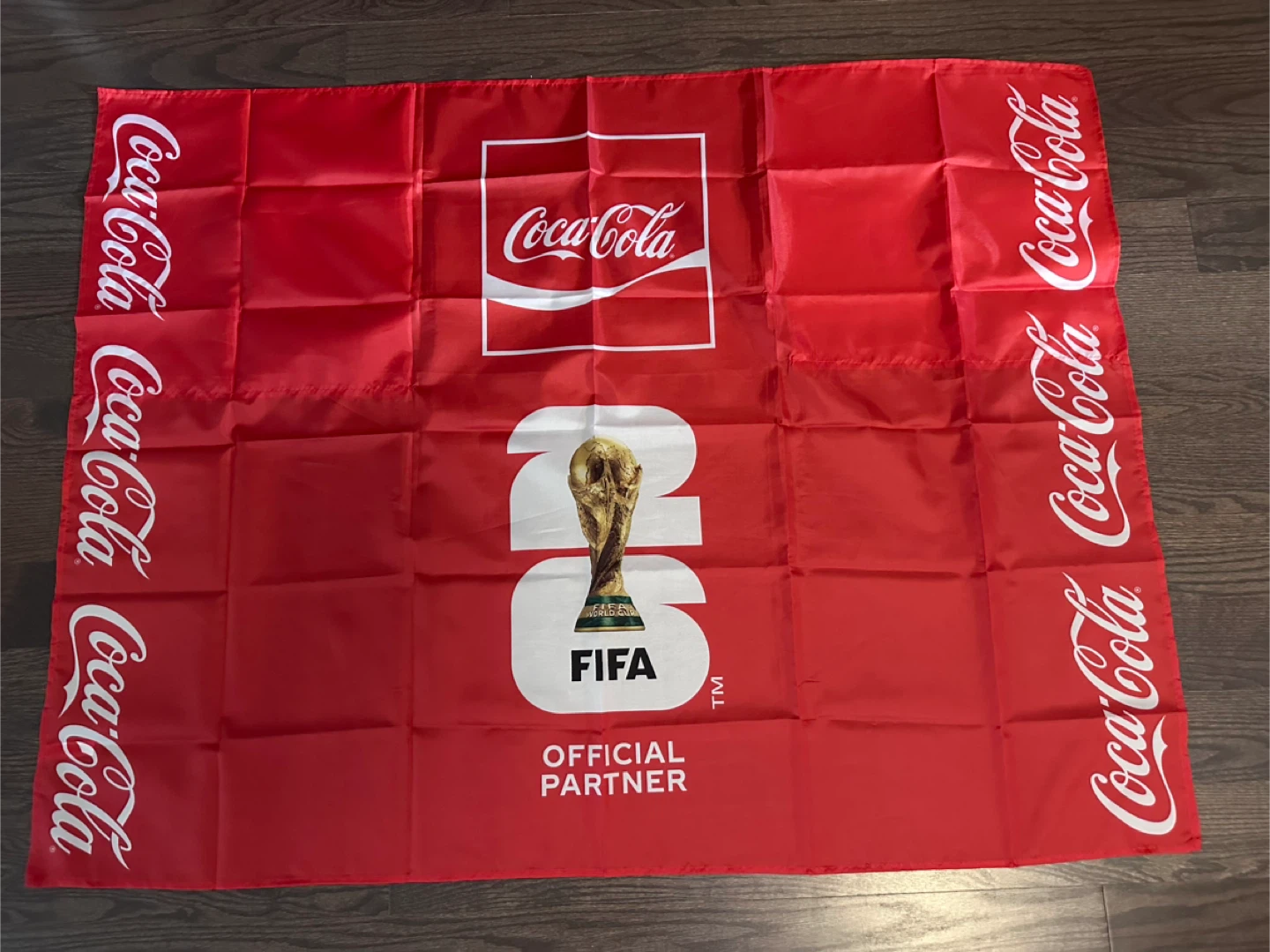Coca-Cola FIFA Official Partner Flag / Banner