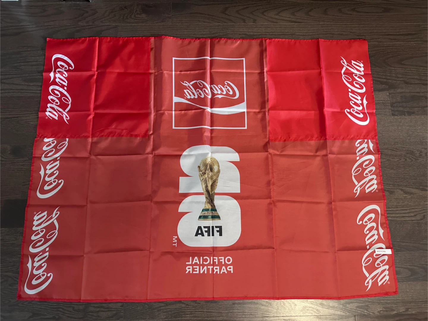 Coca-Cola FIFA Official Partner Flag / Banner - photo 3
