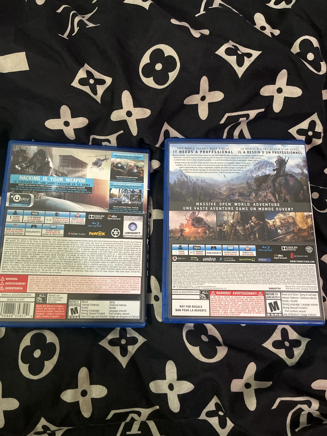 The Witcher 3: Wild Hunt & Watch Dogs PS4 Games - photo 2