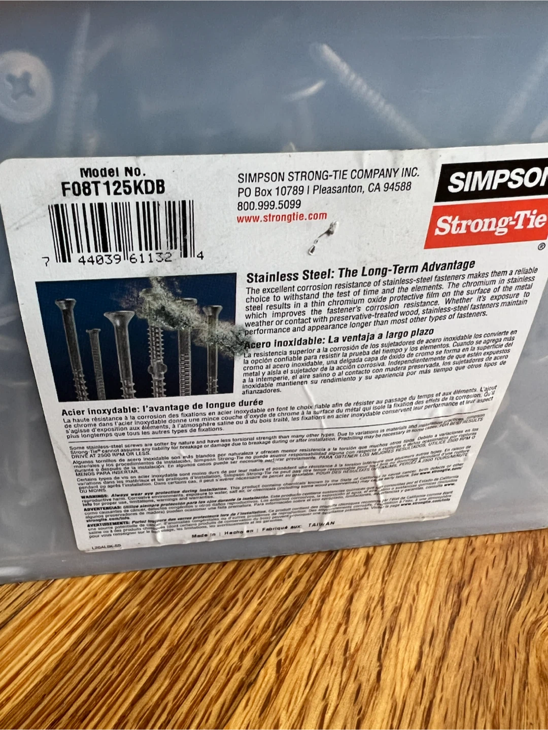 Simpson Strong-Tie Metal Framing Screws #8-1 b 8 x 1-1/4" - photo 5