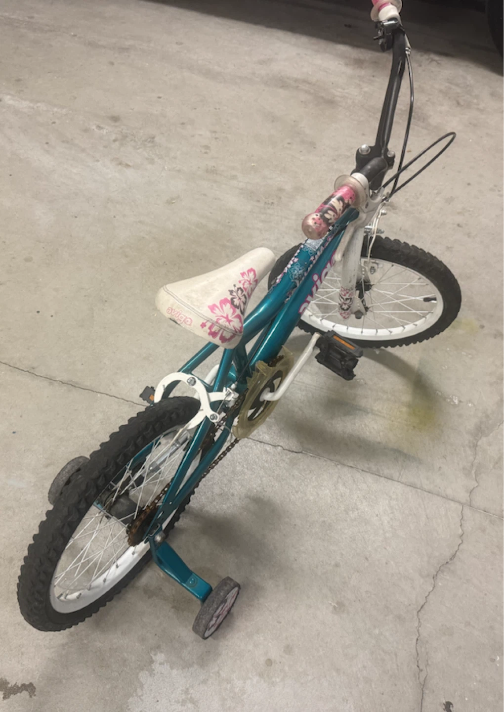 Avigo Teal Kids Bike with Training Wheels - photo 4